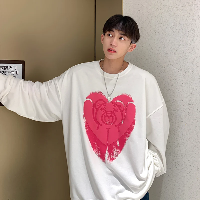5XL Autumn Sweatshirts Bear Printed O-Neck Hoodies Men Fashion Street Long Sleeve Pullovers Sportwear Clothing Male Plus Size
5XL Autumn Sweatshirts Bear Printed O-Neck Hoodies Men Fashion Street Long Sleeve Pullovers Sportwear Clothing Male Plus Size