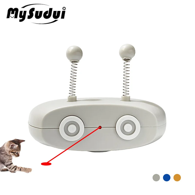 Mysudui Smart Cat Electronic Toy Squeaker Moveable USB Charging LED Laser Cat Teaser Stick Interactive Automatic Tease Cat Toys
Mysudui Smart Cat Electronic Toy Squeaker Moveable USB Charging LED Laser Cat Teaser Stick Interactive Automatic Tease Cat Toys