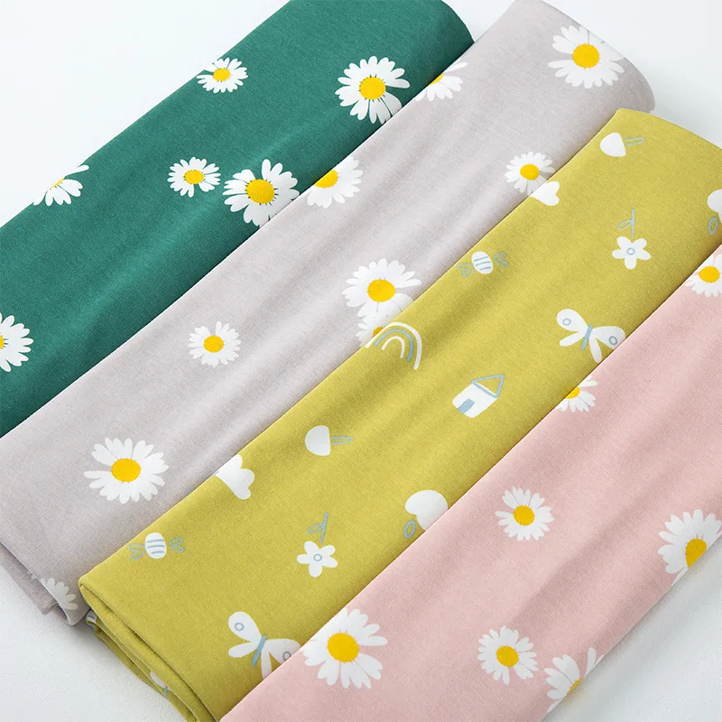 Flower Series Print Cotton Fabric By Meters High Quality Soft Pure Cotton Fabric for DIY Sewing Baby Dress Cloth Blanket Pajamas
Flower Series Print Cotton Fabric By Meters High Quality Soft Pure Cotton Fabric for DIY Sewing Baby Dress Cloth Blanket Pajamas