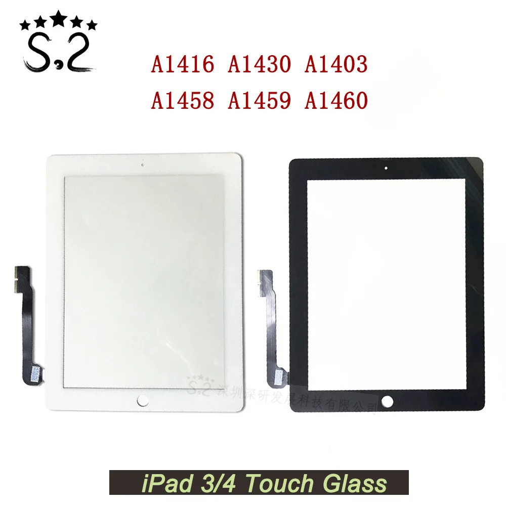 9.7 Touch Screen For iPad 3 4 iPad3 iPad4 A1416 A1430 A1403 A1458 A1459 A1460 LCD Outer Digitizer Sensor Glass Panel Replacement
9.7 Touch Screen For iPad 3 4 iPad3 iPad4 A1416 A1430 A1403 A1458 A1459 A1460 LCD Outer Digitizer Sensor Glass Panel Replacement