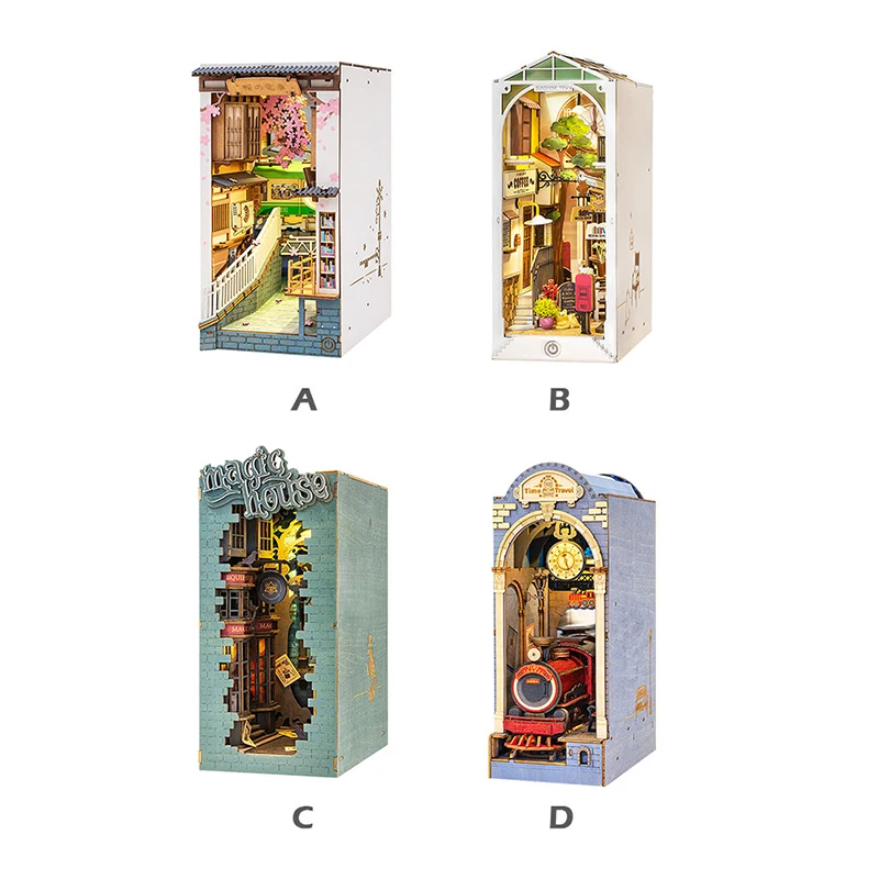 3D DIY Book Nook Miniatures Shelf Insert Bookend Dollhouse Model Roombox Building Kit Wooden Bookshelf Toys Decoration Gifts
3D DIY Book Nook Miniatures Shelf Insert Bookend Dollhouse Model Roombox Building Kit Wooden Bookshelf Toys Decoration Gifts