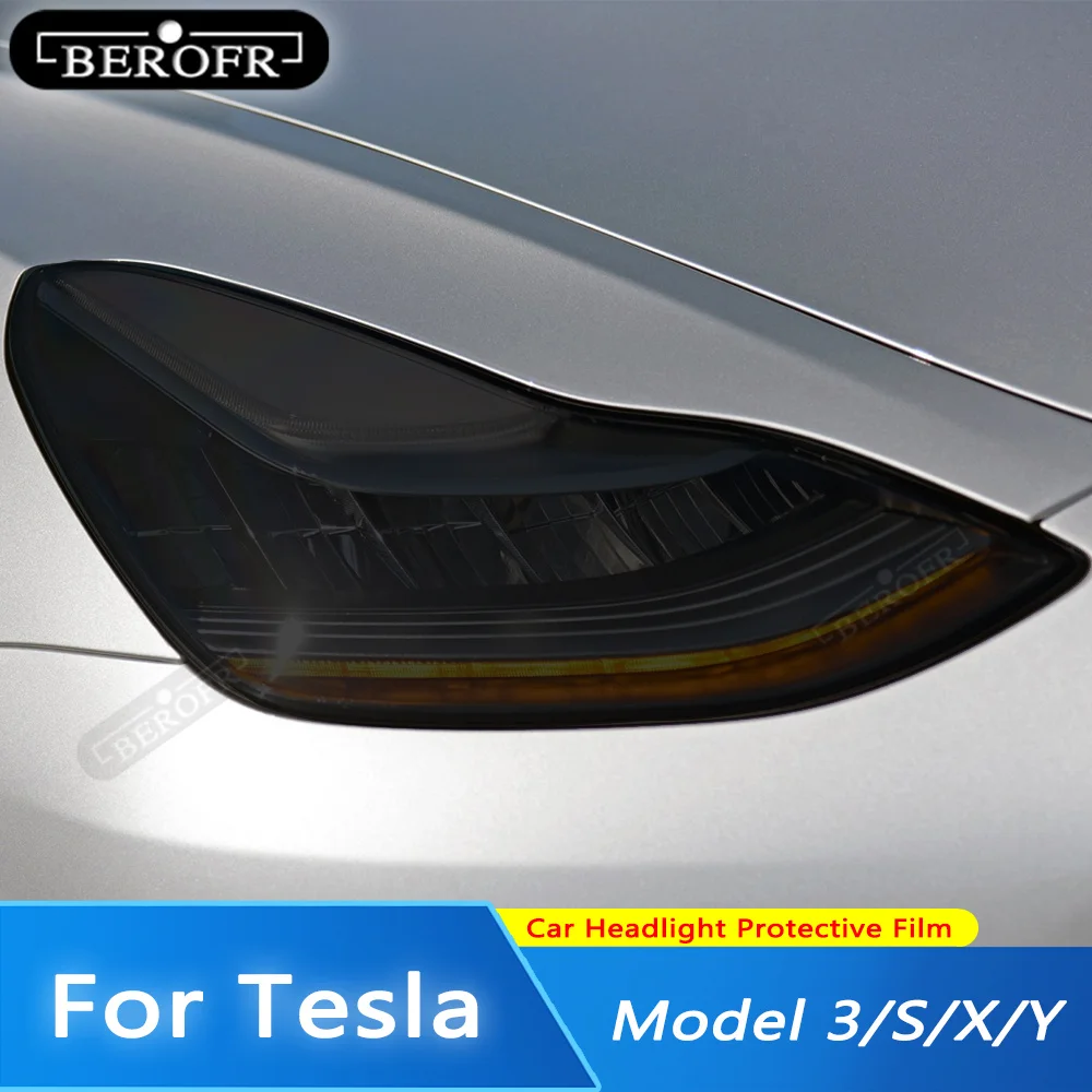 For Tesla Model 3 X Y S Car Headlight Tint Smoke Black Protective Film Protection Transparent TPU Sticker Accessories 2 Pcs
For Tesla Model 3 X Y S Car Headlight Tint Smoke Black Protective Film Protection Transparent TPU Sticker Accessories 2 Pcs
