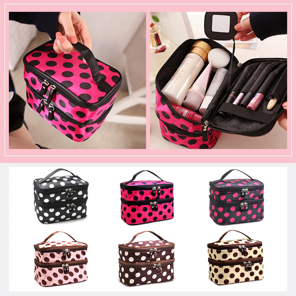 Double Layer Women Cosmetic Bag Portable Travel Makeup Storage Case Pouch Organizer For Cosmetics Dropshipping
Double Layer Women Cosmetic Bag Portable Travel Makeup Storage Case Pouch Organizer For Cosmetics Dropshipping