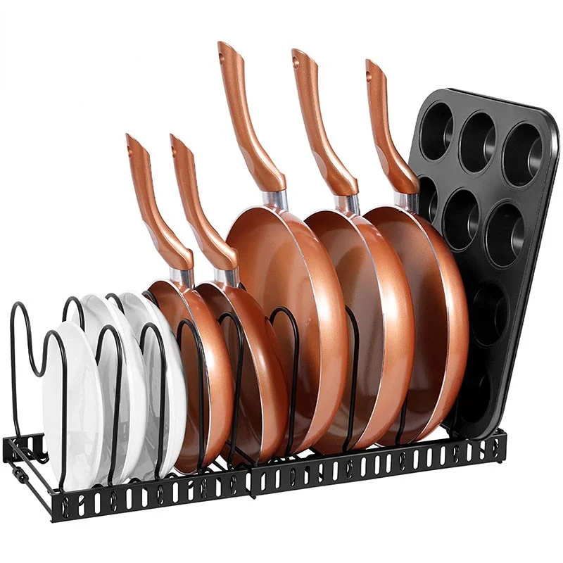 10 Partitions Kitchen Accessories Set Pot Rack Pot Rack Storage Cabinet Kitchen Rack Pan and Lid Storage Rack
10 Partitions Kitchen Accessories Set Pot Rack Pot Rack Storage Cabinet Kitchen Rack Pan and Lid Storage Rack