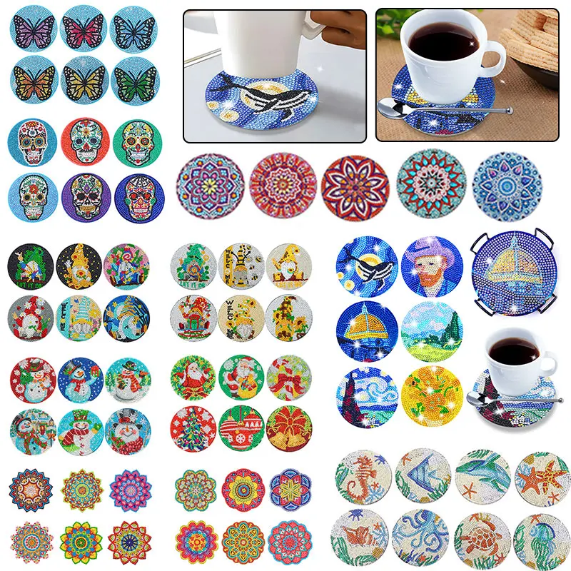 6pcs Drink Coasters Retro Van Gogh DIY Spot Drill Coaster Matched with Cushion Shelf Kit Any Table Type Perfect Home Decor Gift
6pcs Drink Coasters Retro Van Gogh DIY Spot Drill Coaster Matched with Cushion Shelf Kit Any Table Type Perfect Home Decor Gift