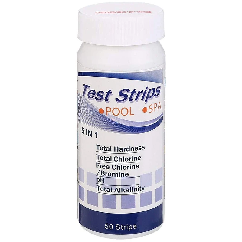 50Pcs 5 In 1 Swimming Pool Water Test Kit, Spa Test Strip For Spa, Swimming Pool Chemistry Test Kit
50Pcs 5 In 1 Swimming Pool Water Test Kit, Spa Test Strip For Spa, Swimming Pool Chemistry Test Kit