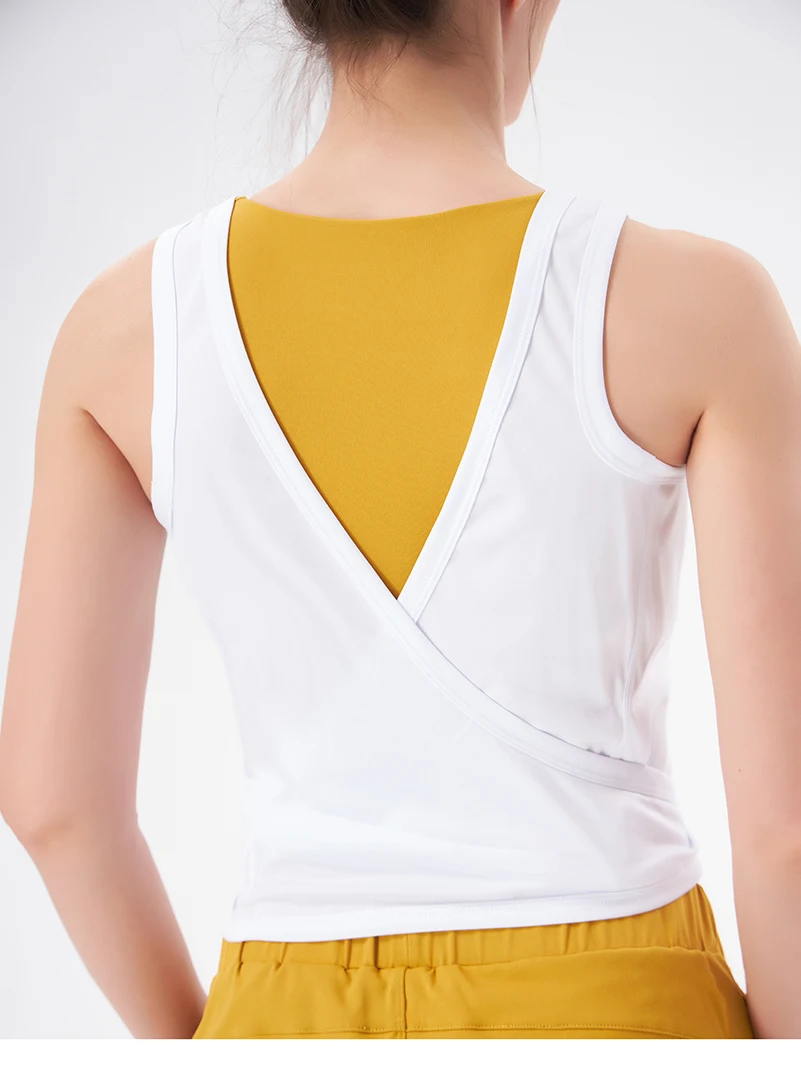 Women's Vest Moisture Absorbing Quick Drying Slim Fit Breathable Cross Back Small Tops 2023 Summer Sleeveless Casual Tank Top
Women's Vest Moisture Absorbing Quick Drying Slim Fit Breathable Cross Back Small Tops 2023 Summer Sleeveless Casual Tank Top