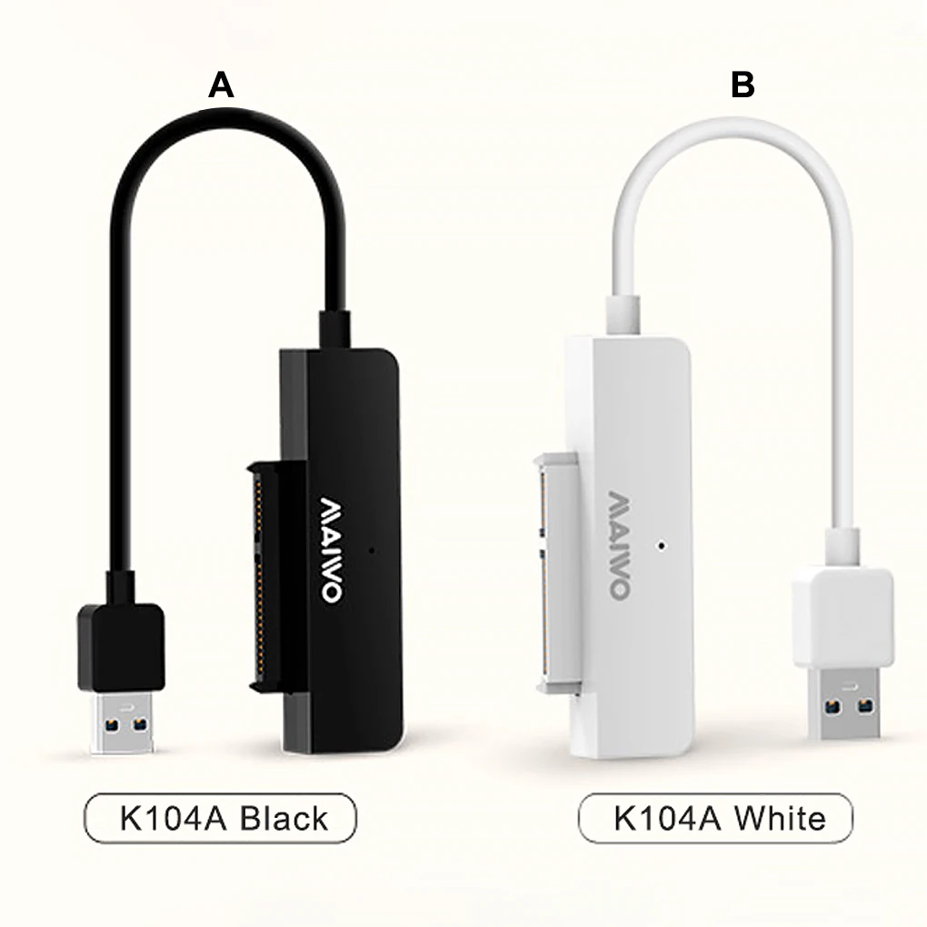 Адаптер для жесткого диска Maiwo, портативный Переходник USB-SATA, быстрая скорость, без драйвера, черный цвет
Адаптер для жесткого диска Maiwo, портативный Переходник USB-SATA, быстрая скорость, без драйвера, черный цвет