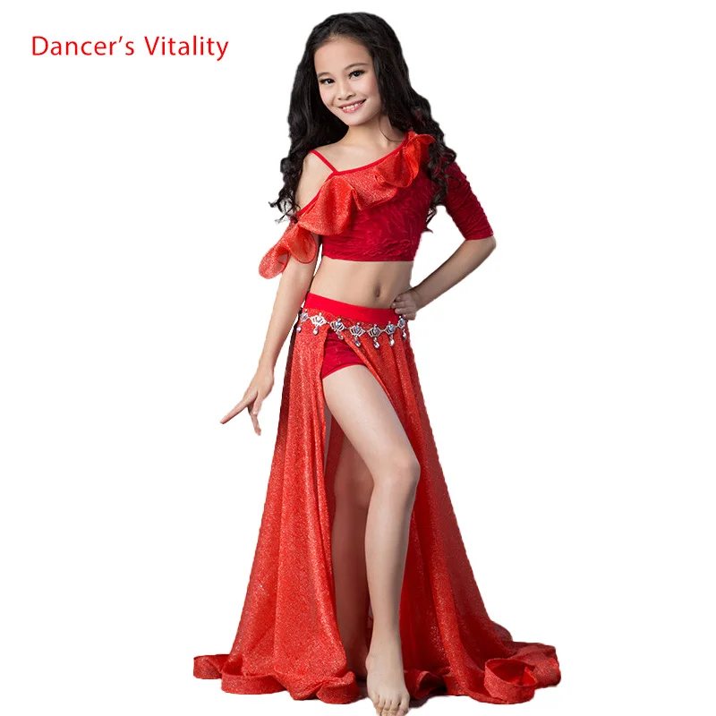 NEW ! Children Belly Dance clothes Child latin Dance Practice clothes Girls Dance competition Split long skirt Free Shipping
NEW ! Children Belly Dance clothes Child latin Dance Practice clothes Girls Dance competition Split long skirt Free Shipping