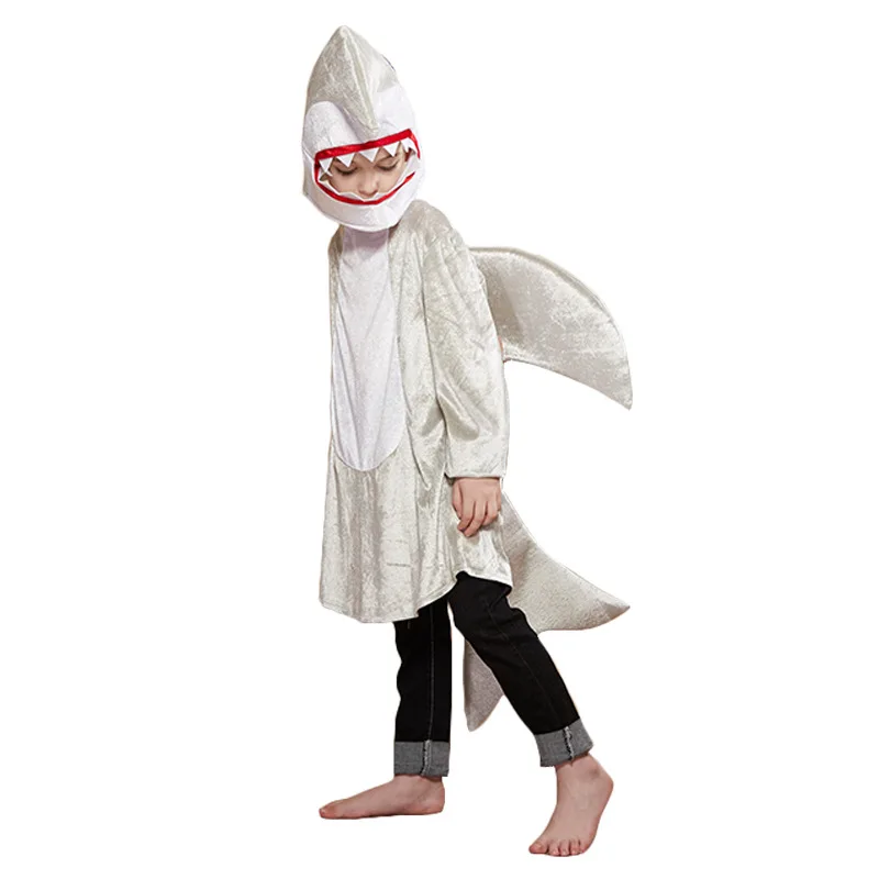 Cheap Promotional Polyester Mascotte Costume Halloween Kids Shark Character Costume with Headwear
Cheap Promotional Polyester Mascotte Costume Halloween Kids Shark Character Costume with Headwear