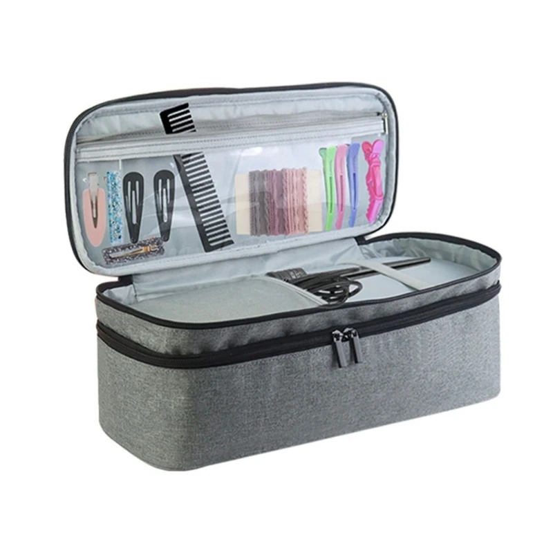 Zipper Organizer Bag Double-layer Universal Hair Dryer Carrying Case Portable Travel Storage Bag Scratch Resistant Pouch 517D
Zipper Organizer Bag Double-layer Universal Hair Dryer Carrying Case Portable Travel Storage Bag Scratch Resistant Pouch 517D