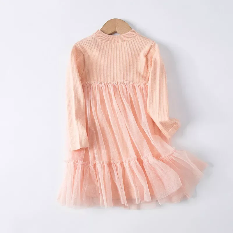 Long Tulle Dress Spring Kids Girl Clothes Knitting Casual Dress For Girls Fashion Autumn Mesh Voile Children Dresses Vestidos
Long Tulle Dress Spring Kids Girl Clothes Knitting Casual Dress For Girls Fashion Autumn Mesh Voile Children Dresses Vestidos