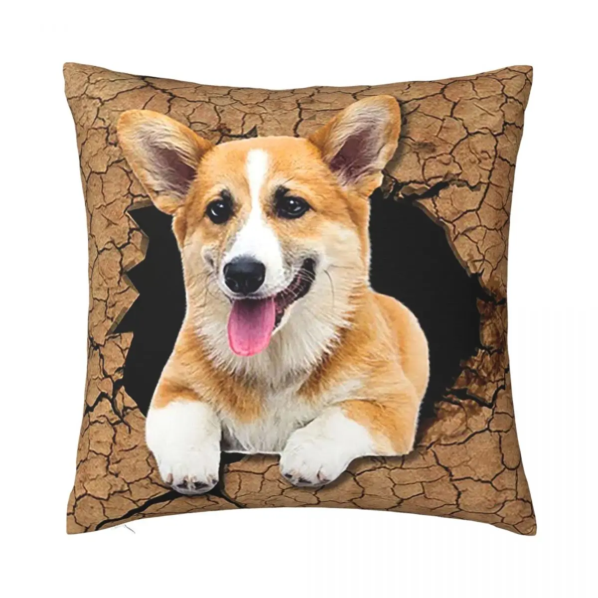 Cute Dog Little Corgi Pillowcase Printing Fabric Cushion Cover Decor Pillow Case Cover Living Room Square 40*40cm
Cute Dog Little Corgi Pillowcase Printing Fabric Cushion Cover Decor Pillow Case Cover Living Room Square 40*40cm