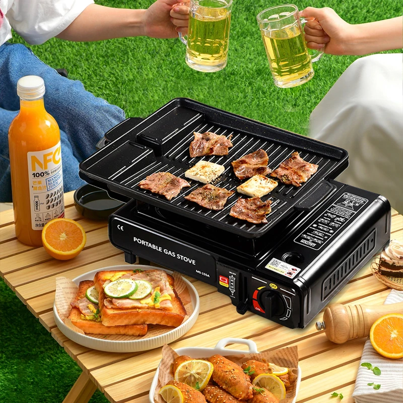 MachFish Outdoor Camping Gas Stove Windbreak Dual-purpose Portable Barbecue Cooker Stove Vehicle-mounted Gas Stove
MachFish Outdoor Camping Gas Stove Windbreak Dual-purpose Portable Barbecue Cooker Stove Vehicle-mounted Gas Stove
