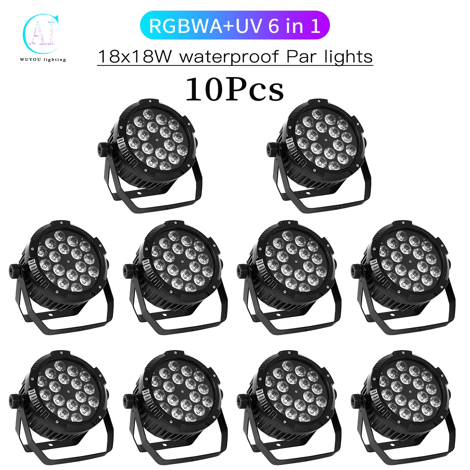 10Pcs/Lots 18x18W RGBWA UV 6 in 1 LED Waterproof Par Light Aluminum Stage Light DJ Disco Festival Outdoor Show Stage Lighting
10Pcs/Lots 18x18W RGBWA UV 6 in 1 LED Waterproof Par Light Aluminum Stage Light DJ Disco Festival Outdoor Show Stage Lighting