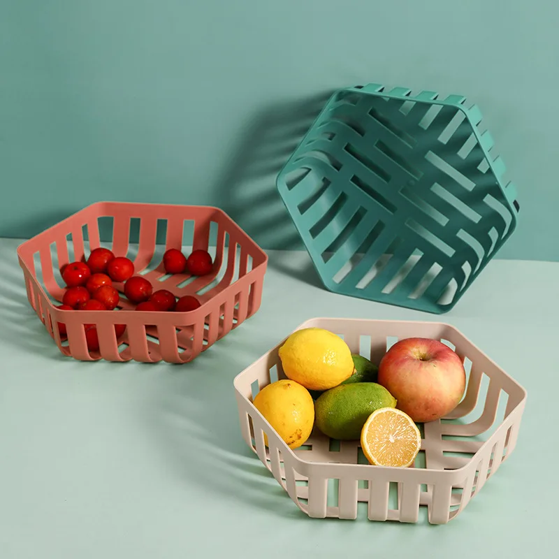 Home Plastic Fruit Basket Kitchen Drain Basket Home Hollow Nordic Style Living Room Snack Plate Fruit Plate Creative Fruit Basin
Home Plastic Fruit Basket Kitchen Drain Basket Home Hollow Nordic Style Living Room Snack Plate Fruit Plate Creative Fruit Basin