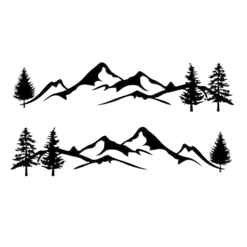 2 шт., водонепроницаемые наклейки на дерево 
2 шт., водонепроницаемые наклейки на дерево