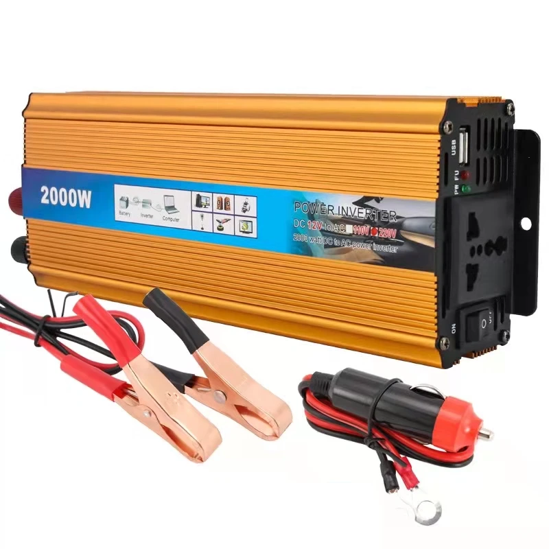 2000W 12V 24V 48V to 110V 220V Modified sine sine wave vehicle inverter outdoor power supply inverter
2000W 12V 24V 48V to 110V 220V Modified sine sine wave vehicle inverter outdoor power supply inverter