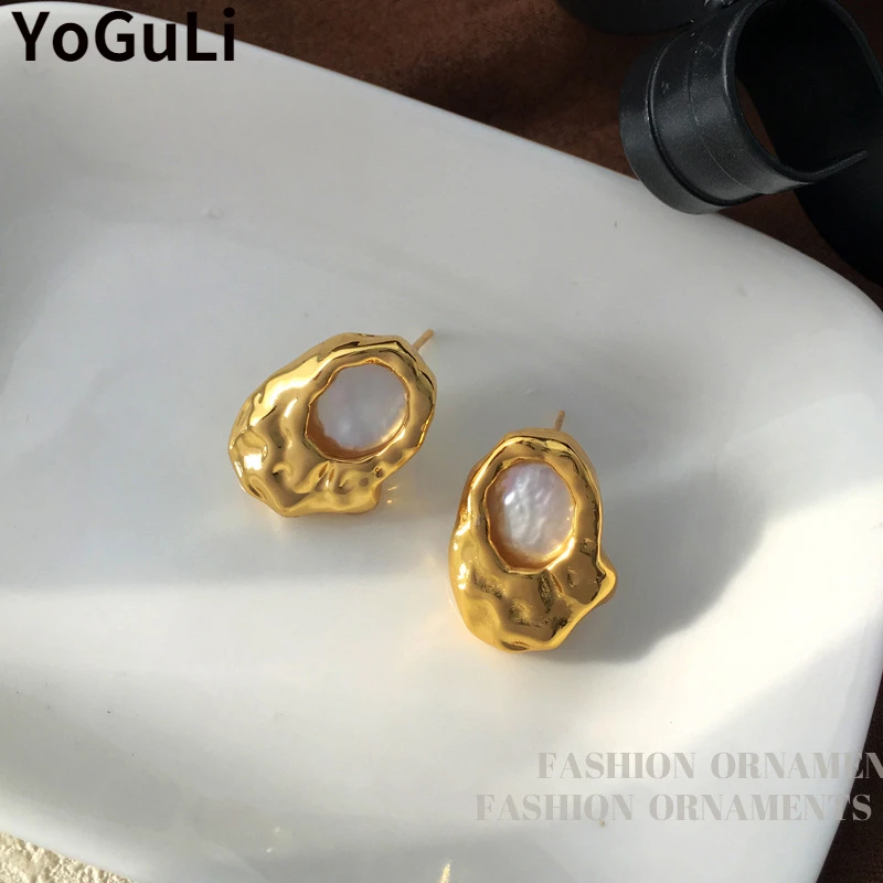 Trendy Jewelry 925 Silver Needle Geometric Metal Earrings Popular Style Irregular Gold Color Women Earrings For Party Gifts
Trendy Jewelry 925 Silver Needle Geometric Metal Earrings Popular Style Irregular Gold Color Women Earrings For Party Gifts