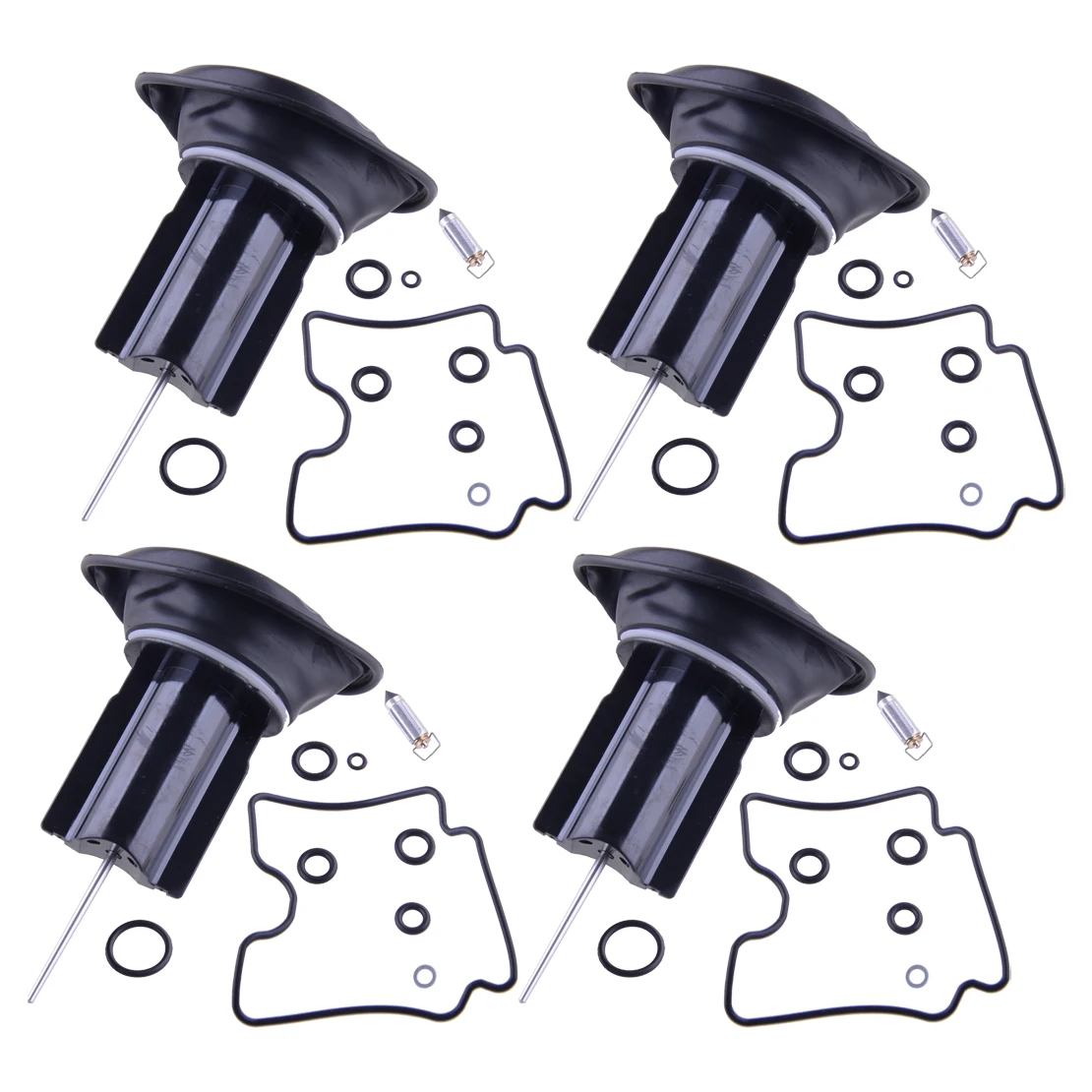 4 Sets Motorcycle Carburetor Diaphragm Repair Rebuild Kit Fit For Yamaha V-Star 1100 XVS1100 2007 2006 2005 2004 2003 2002-1999
4 Sets Motorcycle Carburetor Diaphragm Repair Rebuild Kit Fit For Yamaha V-Star 1100 XVS1100 2007 2006 2005 2004 2003 2002-1999