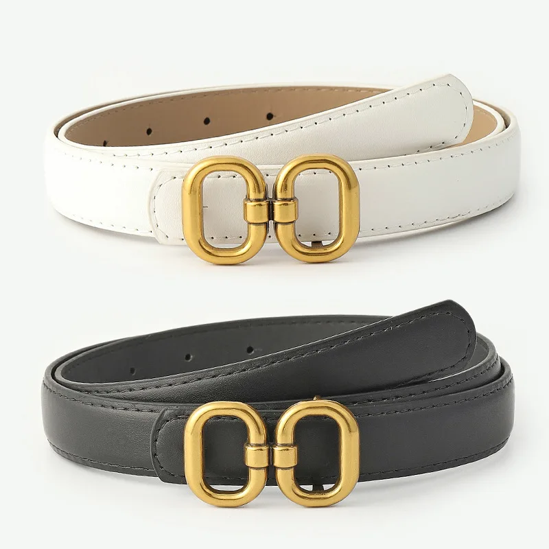 Fashion Pu Leather Belt For Women Designer Metal Buckle Waist Strap Female Jeans Dress Trouser All-match Decorative Waistband
Fashion Pu Leather Belt For Women Designer Metal Buckle Waist Strap Female Jeans Dress Trouser All-match Decorative Waistband