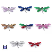 PD BROOCH 2022 Korean Version of Crystal Dragonfly Brooch Gender Pin Clothing Animal Spilla Brooches For Womens Clothing
