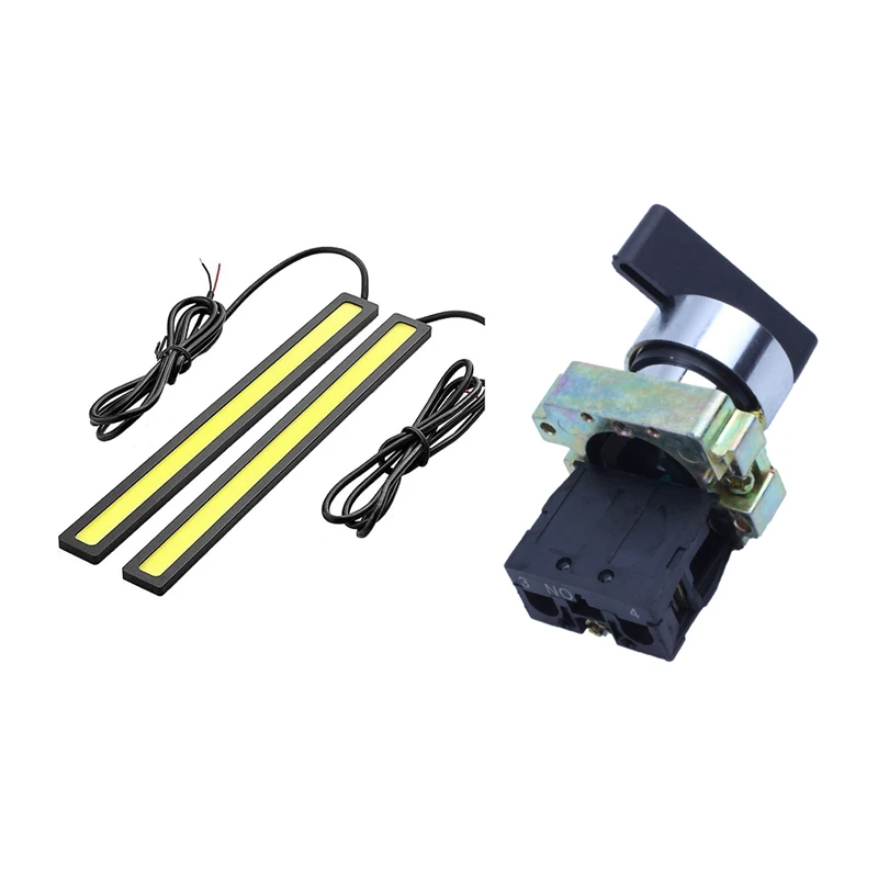 2 X Waterproof Super Bright Car DRL Fog Driving Lamps COB LED Light White With AC 240V 3A NO SPST Black Cap 2 Position Selector
2 X Waterproof Super Bright Car DRL Fog Driving Lamps COB LED Light White With AC 240V 3A NO SPST Black Cap 2 Position Selector