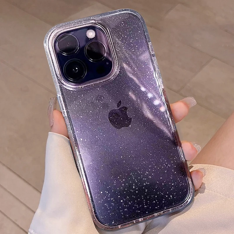 Bling Glitter Clear Case For iphone 14Ppro Max 13 12 11 X XR XS 7 8 Plus SE mini Transparent Silicone Shockproof Soft Cover
Bling Glitter Clear Case For iphone 14Ppro Max 13 12 11 X XR XS 7 8 Plus SE mini Transparent Silicone Shockproof Soft Cover