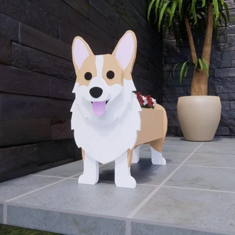 30 Styles Cartoon Schnauzer Bulldog Poodle Corgi Yorkshire Flower Pot Cute Creative Dog Shape Plastic Planter Garden Home Decor
30 Styles Cartoon Schnauzer Bulldog Poodle Corgi Yorkshire Flower Pot Cute Creative Dog Shape Plastic Planter Garden Home Decor