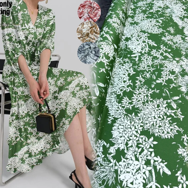 Wide 140cm Stretch Double Qiao Silk Fabric DIY Sewing Dress Printed Satin Fabric Handmade Needlework Material Cloth By The Meter
Wide 140cm Stretch Double Qiao Silk Fabric DIY Sewing Dress Printed Satin Fabric Handmade Needlework Material Cloth By The Meter