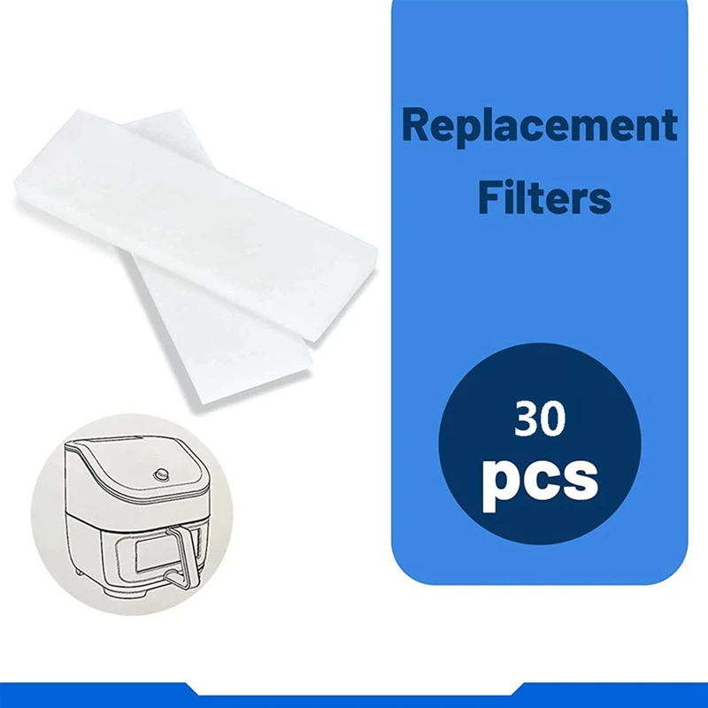 30 PCS Air Fryer Replacement Filters Parts Accessories For Pot Air Fryer Vortex Plus 6QT Filters Can Odor Erase And Oil Residue
30 PCS Air Fryer Replacement Filters Parts Accessories For Pot Air Fryer Vortex Plus 6QT Filters Can Odor Erase And Oil Residue