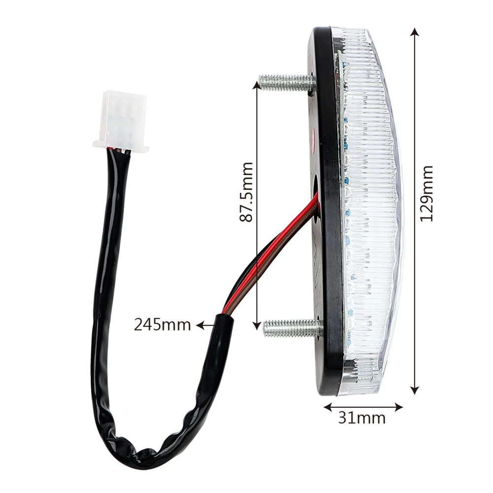 

Задний тормоз для мотоцикла, 1 шт., задняя фонарь заднего хода, указатель поворота, универсальная лампа 12 В, красная вспышка, задняя фонарь для мотоцикла, квадроцикла, карт