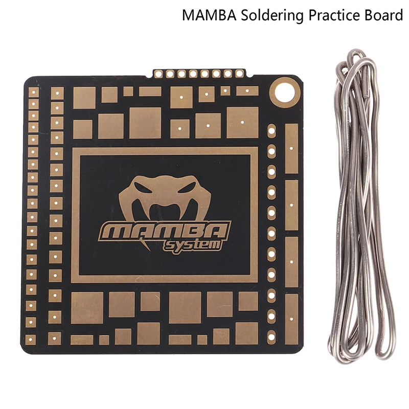 DIATONE MAMBA Soldering Practice Board 49X49X1.6mm for FPV Beginner New Pilots Improving Soldering Level DIY Parts
DIATONE MAMBA Soldering Practice Board 49X49X1.6mm for FPV Beginner New Pilots Improving Soldering Level DIY Parts