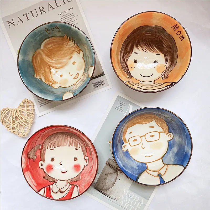 Ceramic Plate Cartoon Cute Ceramic Children's Breakfast Bowl Dish Dessert Fruit Snack Plate Animal Cutlery Bowl Tableware
Ceramic Plate Cartoon Cute Ceramic Children's Breakfast Bowl Dish Dessert Fruit Snack Plate Animal Cutlery Bowl Tableware