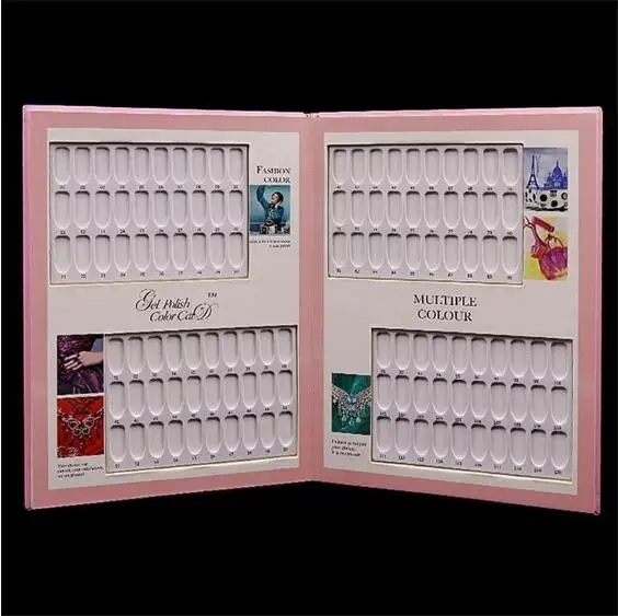 60/80/120 Color Double-Side False Nail Color Display Book Gel Polish Color Chart Palette Practice With False Nail Tips 20#923
60/80/120 Color Double-Side False Nail Color Display Book Gel Polish Color Chart Palette Practice With False Nail Tips 20#923