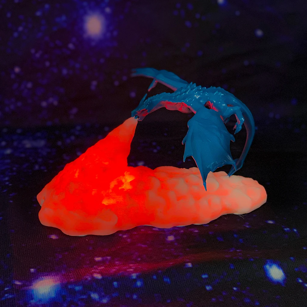 3D Printed Dragon Night Light Lamps Decoration Rechargeable Gifts Kids Fire Flame Party Festival Model Ice Dragon
3D Printed Dragon Night Light Lamps Decoration Rechargeable Gifts Kids Fire Flame Party Festival Model Ice Dragon
