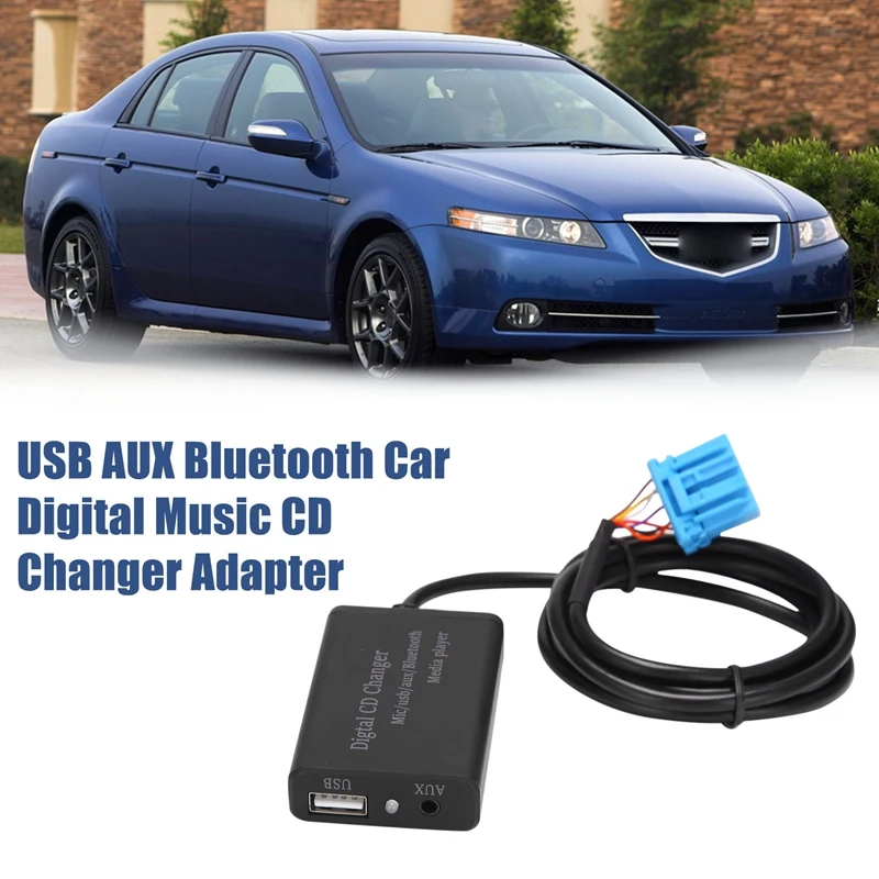 

Car USB AUX Bluetooth Car Digital Music CD Changer Adapter For Honda Acura Accord