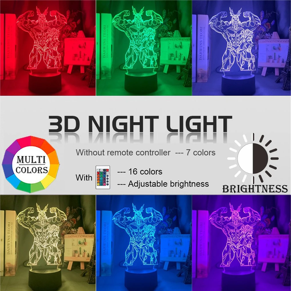 3D ночник с мультяшными персонажами, креативный сенсорный цветной светильник с дистанционным управлением, настольная лампа для детей, подар...
3D ночник с мультяшными персонажами, креативный сенсорный цветной светильник с дистанционным управлением, настольная лампа для детей, подар...
