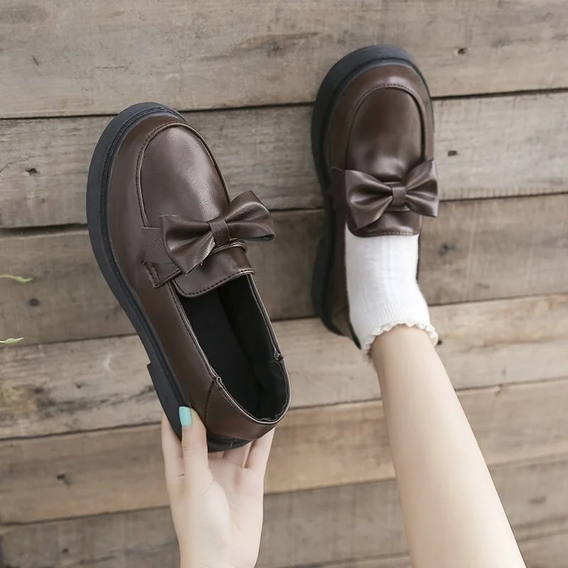 Round Toe Shoes Woman 2022 Casual Female Sneakers Low Heels All-Match Flats Bow-Knot Oxfords Modis Soft New Dress Butterfly Leat
Round Toe Shoes Woman 2022 Casual Female Sneakers Low Heels All-Match Flats Bow-Knot Oxfords Modis Soft New Dress Butterfly Leat