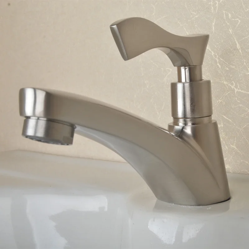 kitchen High-quality Stainless Steel Single Hole Bathroom a Faucet Single Cold Water Tap High Class Brushed Deck Mounted
kitchen High-quality Stainless Steel Single Hole Bathroom a Faucet Single Cold Water Tap High Class Brushed Deck Mounted