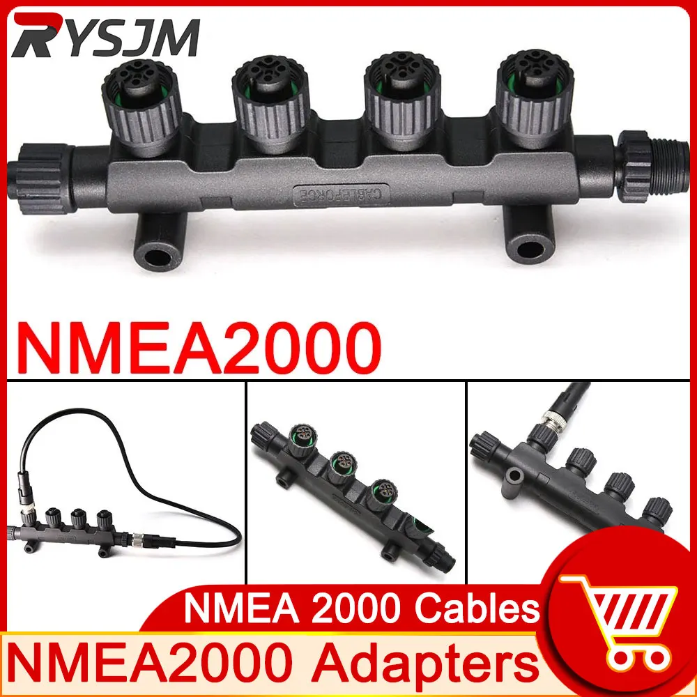 

HD CX5005 NMEA2000 Adapters NMEA 2000 Cables Sockets Multifunction Converter Connect Up to 5 Cables Lines Connector CX5003 Boat