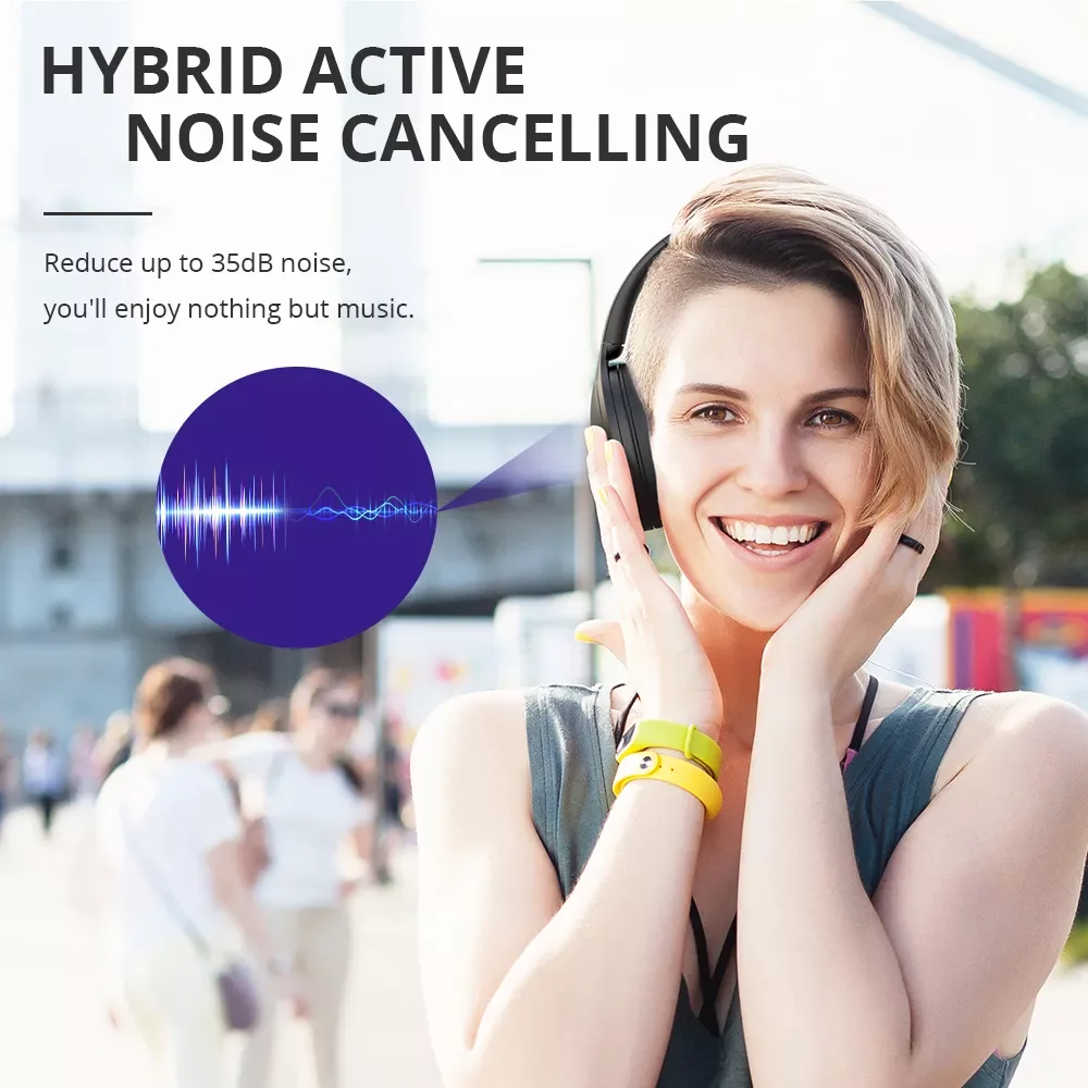 2023 Tronsmart Apollo Q10 Headphones Bluetooth 5.0 Active Noise Cancelling Wireless Headset with100-hour Playtime,Touch/App Cont
2023 Tronsmart Apollo Q10 Headphones Bluetooth 5.0 Active Noise Cancelling Wireless Headset with100-hour Playtime,Touch/App Cont