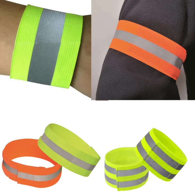 

Reflective Bands Elastic Armband Wristband Ankle Leg Straps Safety Reflector Tape Straps for Night Jogging Biking Running