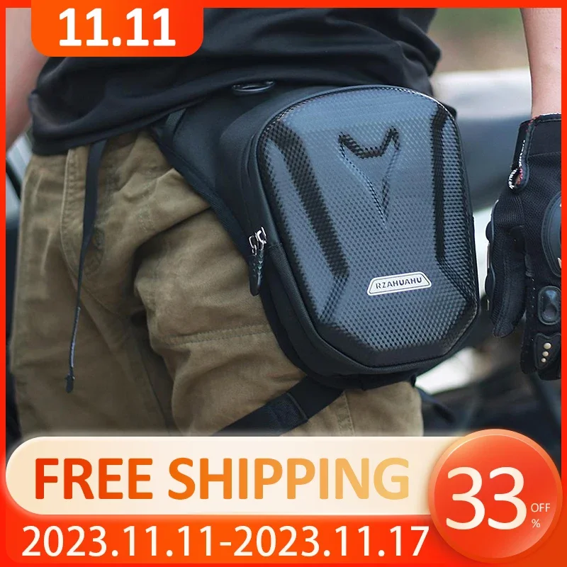 

Motorcycle Drop Waist Leg Bag Thigh Belt Hip Bum Waterproof Motorbike Tactical Travel Cell/ Mobile Phone Purse Fanny Pack Bags