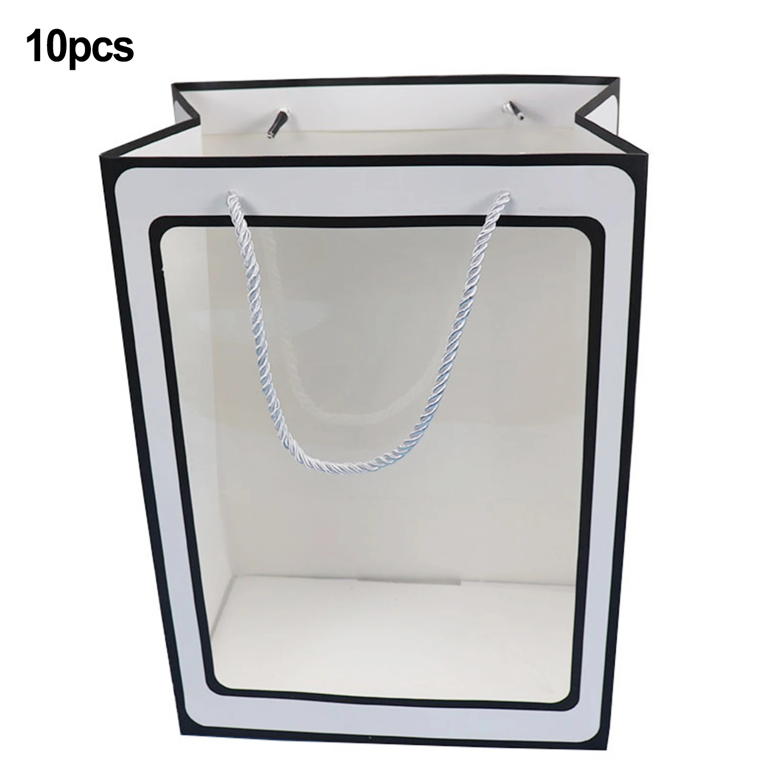 Transparent Gift Bag For Various Parties High Strength Plastic Reliable Reusable With Handles 13.8\"x9.8\"x5.9\"
Transparent Gift Bag For Various Parties High Strength Plastic Reliable Reusable With Handles 13.8\"x9.8\"x5.9\"