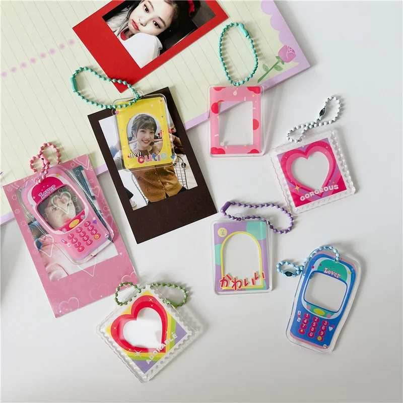 Vintage Mobile Phone Lanyard Keychain Toy Cute Photo Frame Girl Kawaii Backpack Decorative Pendant DIY Photo Middle Transparent
Vintage Mobile Phone Lanyard Keychain Toy Cute Photo Frame Girl Kawaii Backpack Decorative Pendant DIY Photo Middle Transparent