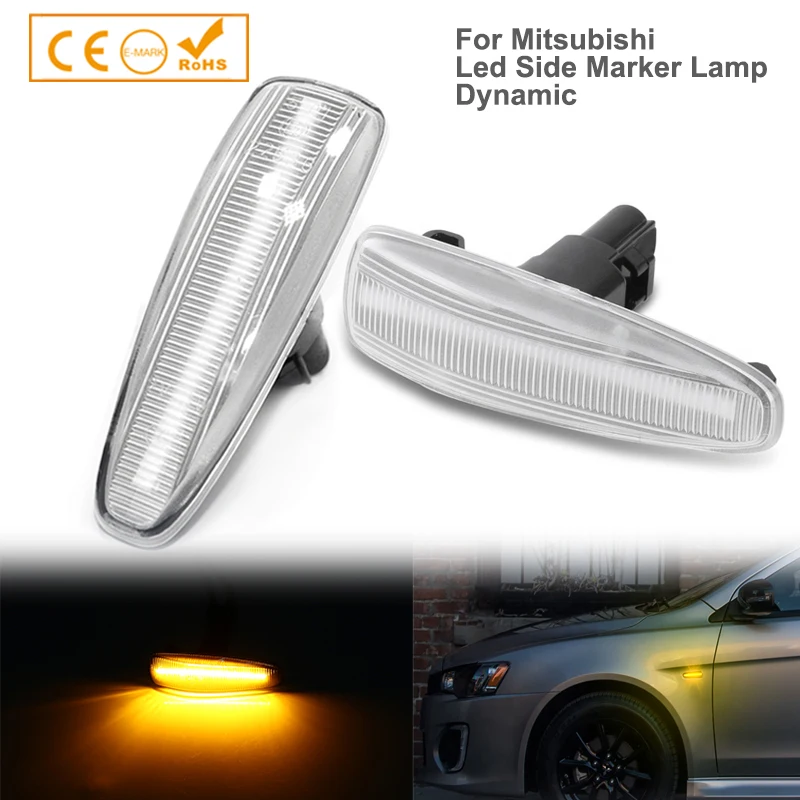 For Mistubishi Outlander Sport Mirage Lancer Evolution X 2Pcs Led Dynamic Side Marker Turn Signal Lights
For Mistubishi Outlander Sport Mirage Lancer Evolution X 2Pcs Led Dynamic Side Marker Turn Signal Lights