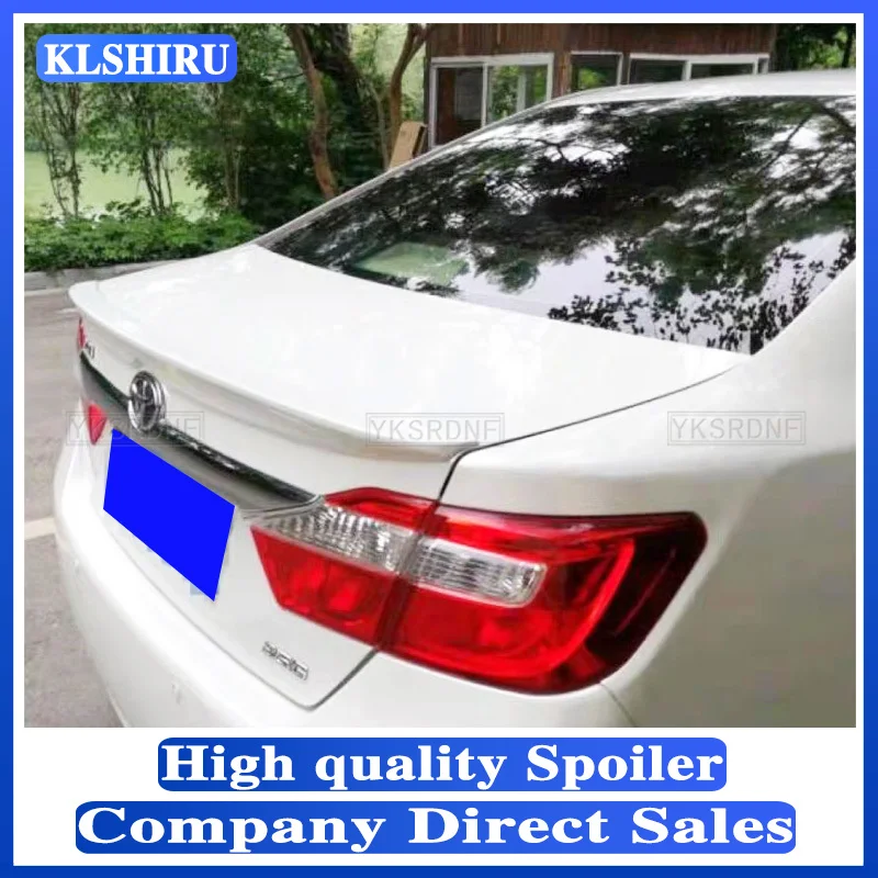 Автомобильный спойлер из АБС-пластика неокрашенный для заднего крыла Toyota Camry 2012