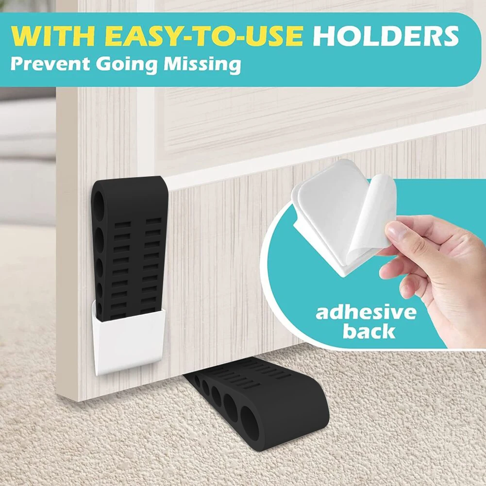 Silicone Door Stop Stoppers Block Wedge Doorstops Door Stopper Home Office Door Rear Retainer Anti-collision Stop
Silicone Door Stop Stoppers Block Wedge Doorstops Door Stopper Home Office Door Rear Retainer Anti-collision Stop