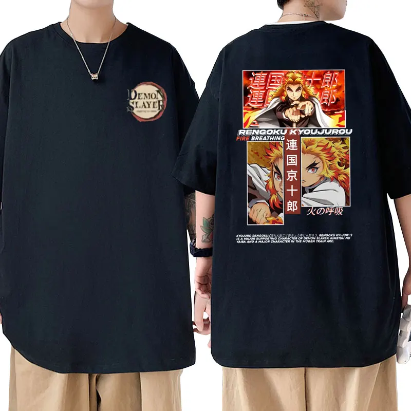 Japanese Anime Demon Slayer Kimetsu No Yaiba Rengoku Kyoujurou Graphic T-shirt Men Funny Manga Short Sleeve Unisex Cool T Shirts
Japanese Anime Demon Slayer Kimetsu No Yaiba Rengoku Kyoujurou Graphic T-shirt Men Funny Manga Short Sleeve Unisex Cool T Shirts